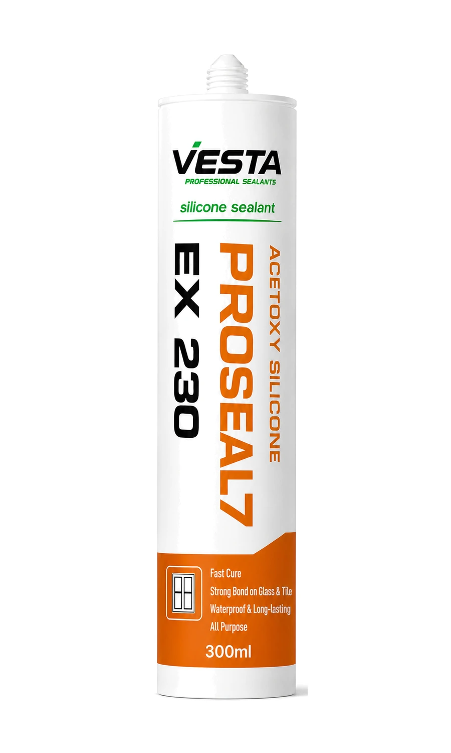 EX230 Acetoxy Silicone cartridge