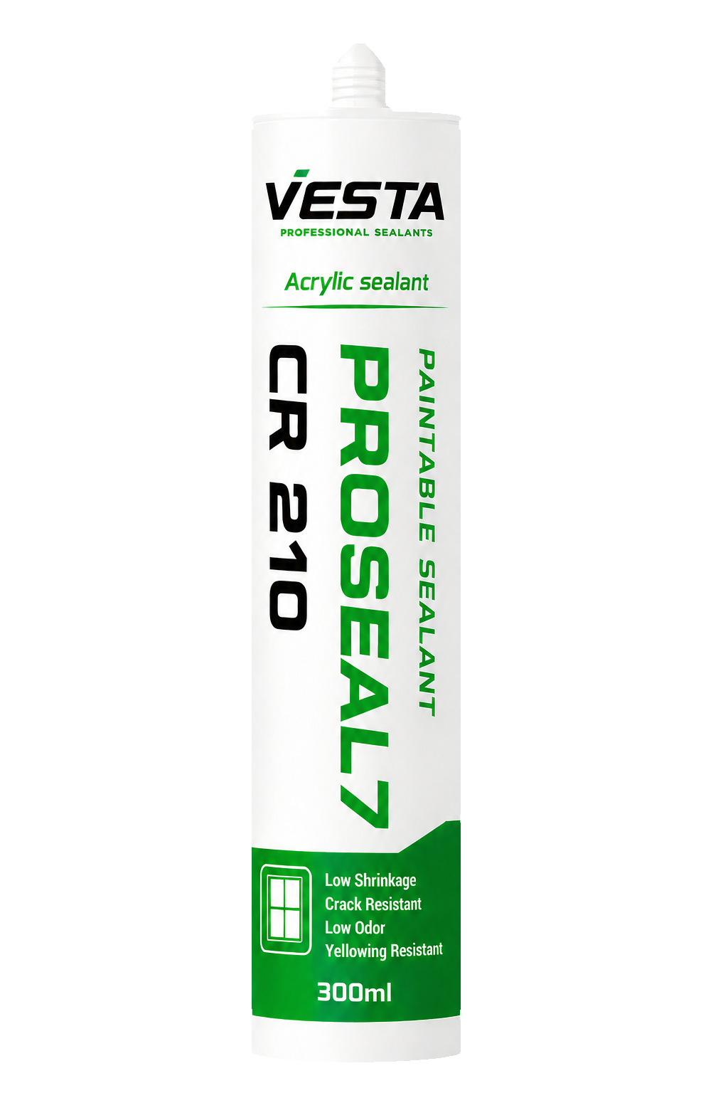CR210 300 mL paintable acrylic caulk cartridge for wholesale orders